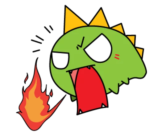 😡 Стикер «Dragonbot Jr» для Telegram