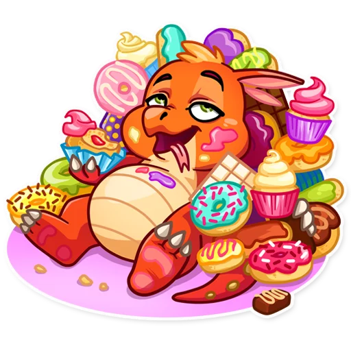 🍩 Стикер «Drago» для Telegram