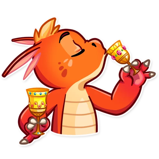 🍷 Стикер «Drago» для Telegram