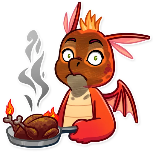 🍳 Стикер «Drago» для Telegram