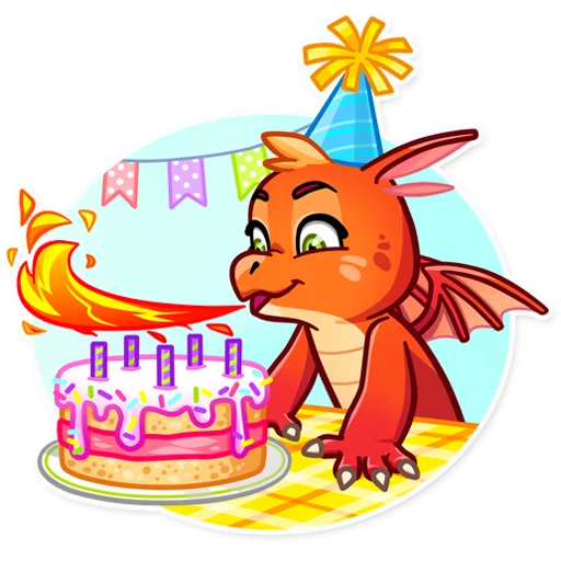 🎂 Стикер «Drago» для Telegram