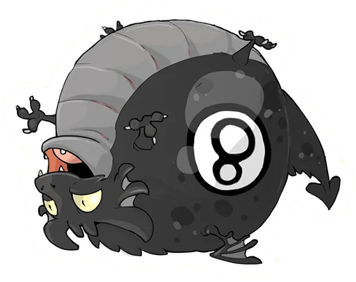 🎱 Стикер «DragonBuns (KODA)» для Telegram