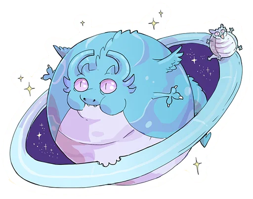 😶 Стикер «DragonBuns (KODA)» для Telegram