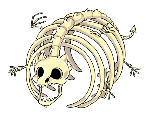 💀 Стикер «DragonBuns (KODA)» для Telegram
