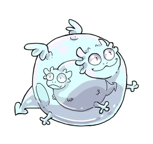 💧 Стикер «DragonBuns (KODA)» для Telegram