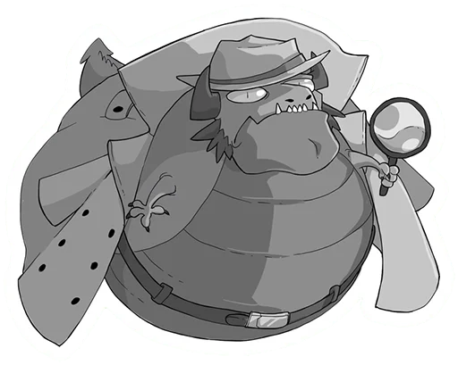 🔎 Стикер «DragonBuns (KODA)» для Telegram