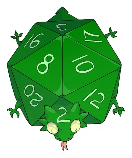 🎲 Стикер «DragonBuns (KODA)» для Telegram