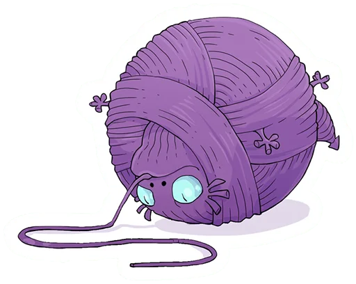 ✂ Стикер «DragonBuns (KODA)» для Telegram