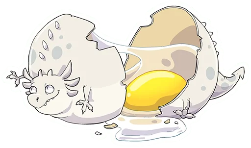 🍳 Стикер «DragonBuns (KODA)» для Telegram