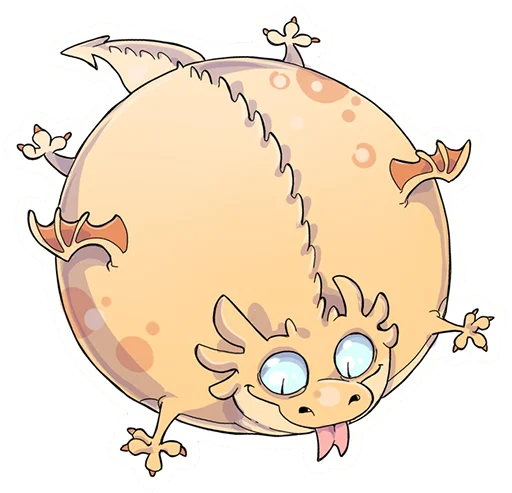 😛 Стикер «DragonBuns (KODA)» для Telegram