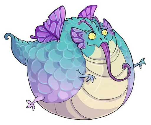 🐞 Стикер «DragonBuns (KODA)» для Telegram