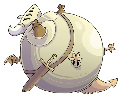🙈 Стикер «DragonBuns (KODA)» для Telegram