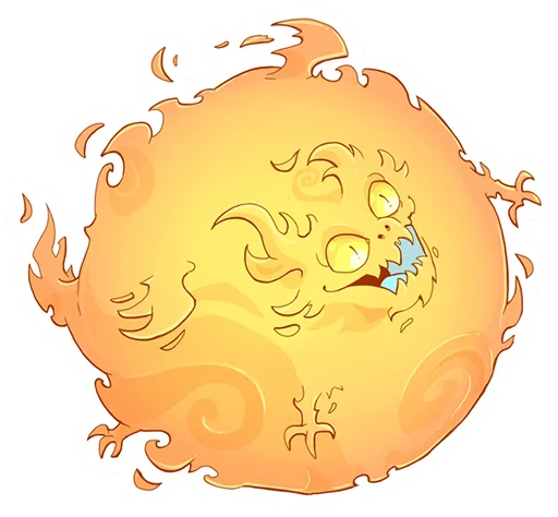 🔥 Стикер «DragonBuns (KODA)» для Telegram
