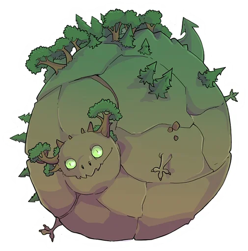 🌲 Стикер «DragonBuns (KODA)» для Telegram