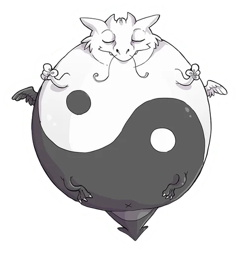 🐲 Стикер «DragonBuns (KODA)» для Telegram
