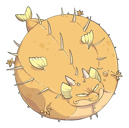 🐟 Стикер «DragonBuns (KODA)» для Telegram