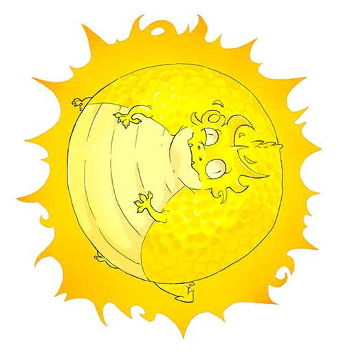 🌞 Стикер «DragonBuns (KODA)» для Telegram