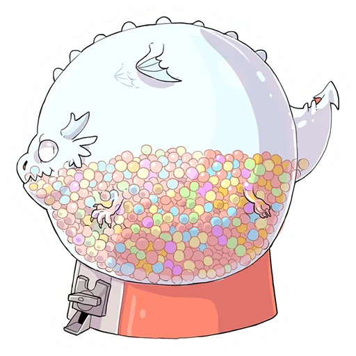 🍬 Стикер «DragonBuns (KODA)» для Telegram