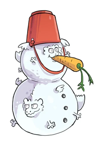 ⛄ Стикер «DragonBuns (KODA)» для Telegram