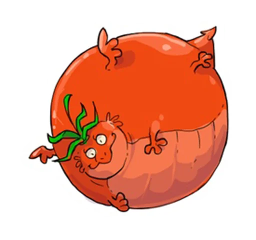 🍅 Стикер «DragonBuns (KODA)» для Telegram