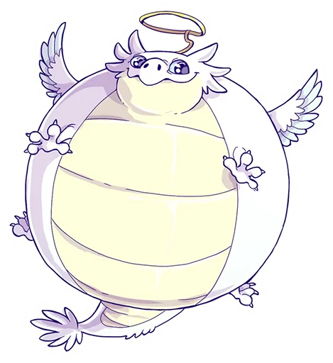 😇 Стикер «DragonBuns (KODA)» для Telegram