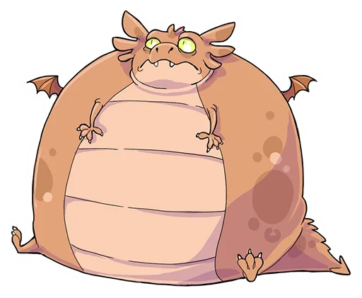 😞 Стикер «DragonBuns (KODA)» для Telegram
