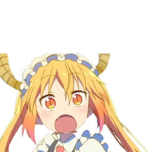 😮 Стикер «Maid Dragon» для Telegram