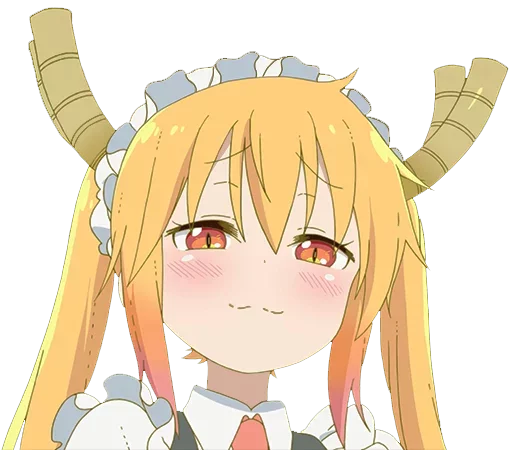 😏 Стикер «Maid Dragon» для Telegram