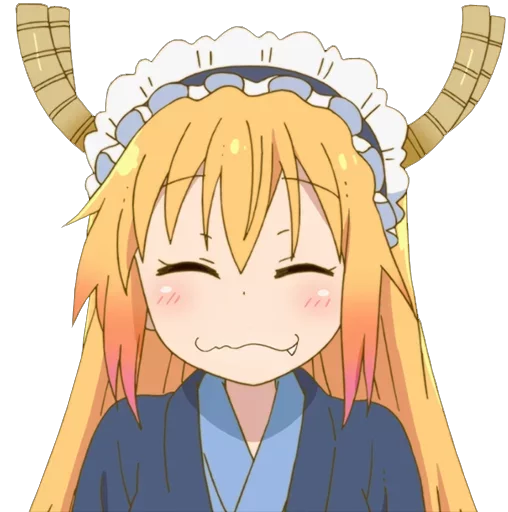 😋 Стикер «Maid Dragon» для Telegram