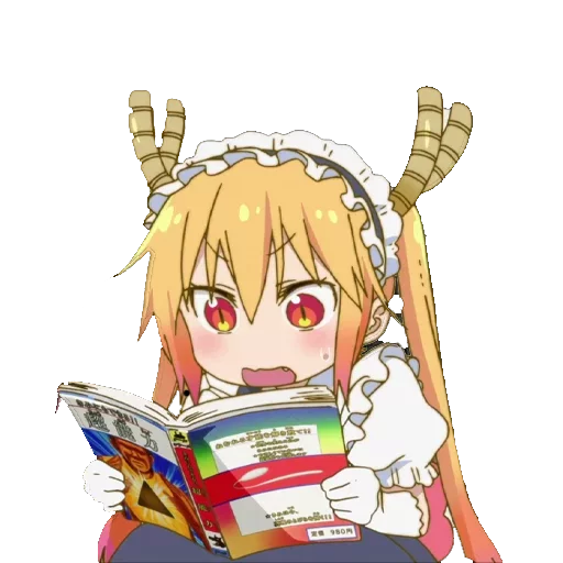 📖 Стикер «Maid Dragon» для Telegram