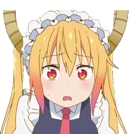 😨 Стикер «Maid Dragon» для Telegram