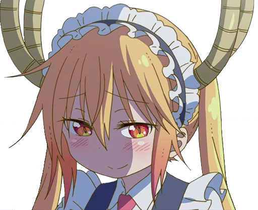 😊 Стикер «Maid Dragon» для Telegram