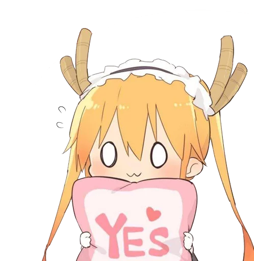 👍 Стикер «Maid Dragon» для Telegram