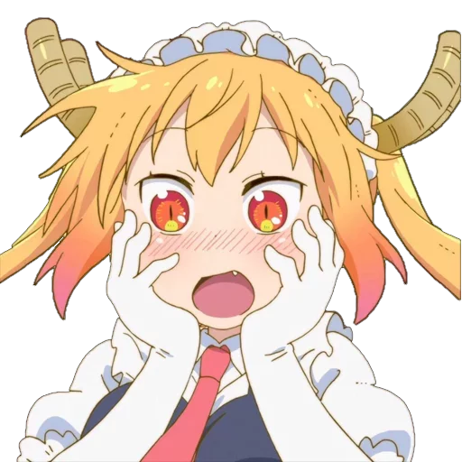 😳 Стикер «Maid Dragon» для Telegram