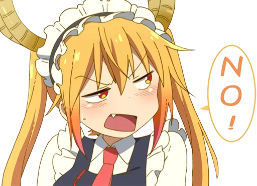 ❌ Стикер «Maid Dragon» для Telegram