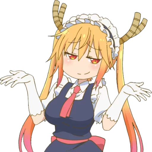 👐 Стикер «Maid Dragon» для Telegram