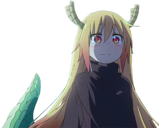 😢 Стикер «Maid Dragon» для Telegram