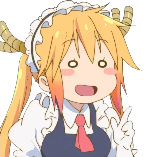 😀 Стикер «Maid Dragon» для Telegram