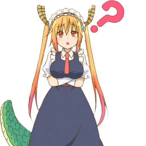 🤔 Стикер «Maid Dragon» для Telegram