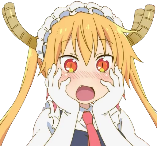 😳 Стикер «Maid Dragon» для Telegram