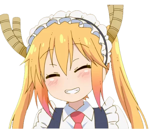 😁 Стикер «Maid Dragon» для Telegram