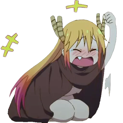 😂 Стикер «Maid Dragon» для Telegram