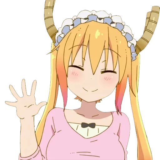 👋 Стикер «Maid Dragon» для Telegram