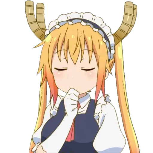 🤔 Стикер «Maid Dragon» для Telegram