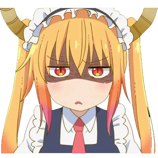 😒 Стикер «Maid Dragon» для Telegram