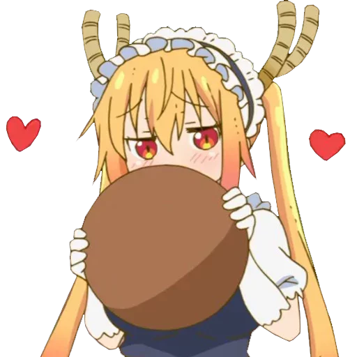 😍 Стикер «Maid Dragon» для Telegram