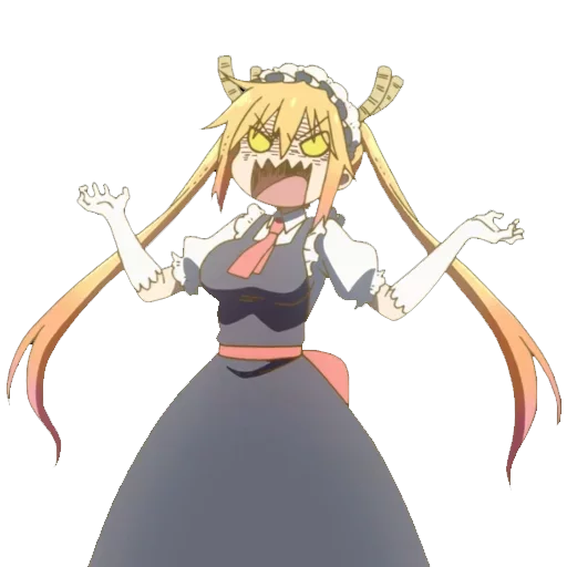 😡 Стикер «Maid Dragon» для Telegram