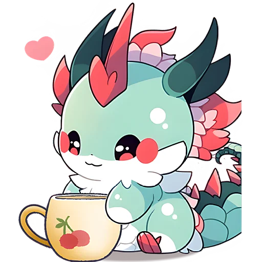 ☕ Стикер «Дракоши» для Telegram