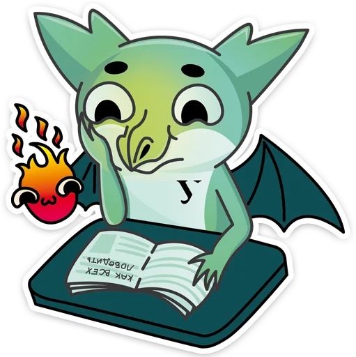 🤓 Стикер «Дракон УрФУ» для Telegram