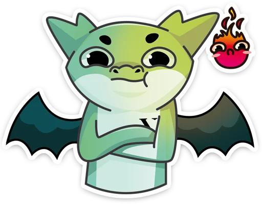 🤨 Стикер «Дракон УрФУ» для Telegram